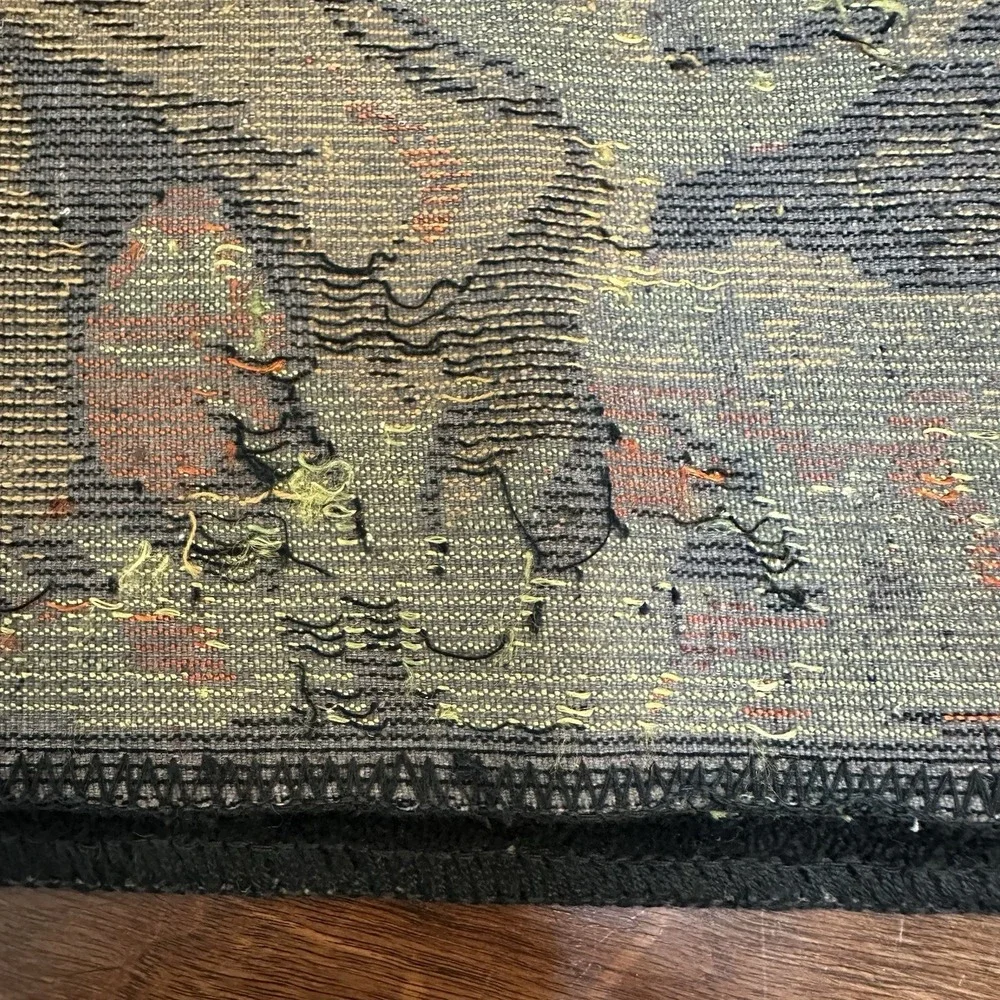Vintage Authentic Woven Lion Tropical Rug Wall Hanging Tapestry 38